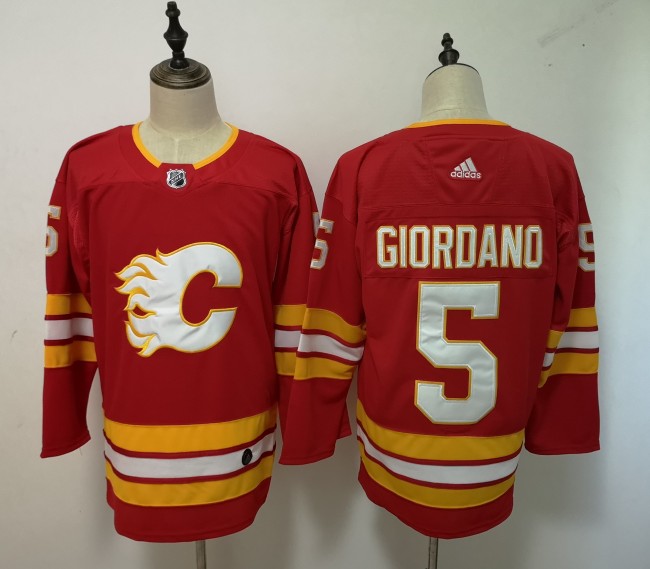 Calgary Flames Breakaway Home Jersey Red No.5 GIORDANO