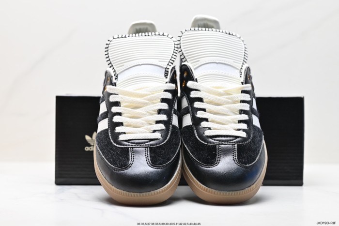 Wales Bonner adidas Samba Pony Tonal Low Core Black Cream White IE0580