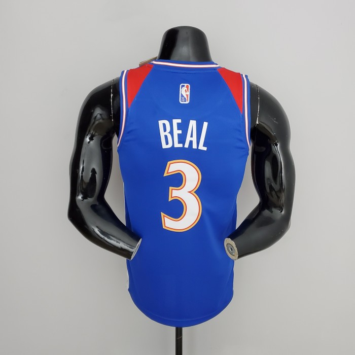 Bradley Beal Washington Wizards 2022 Talent City Edition Swingman Jersey Blue Red
