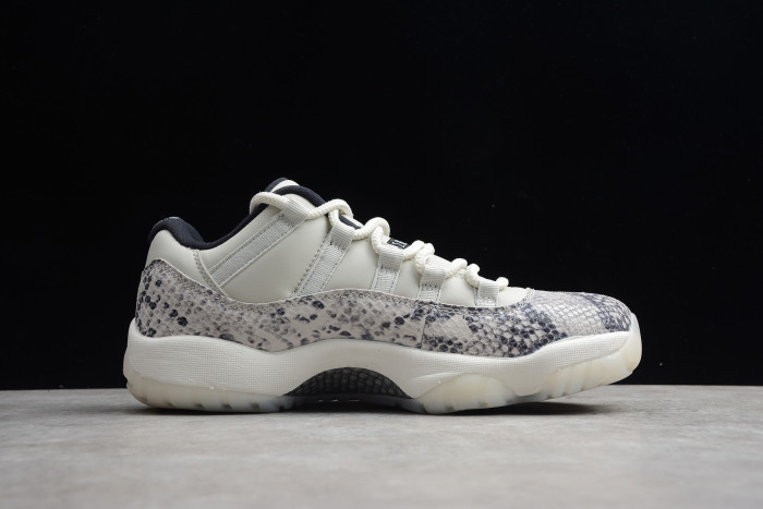 Air Jordan 11 Low Snakeskin “Light Bone” CD6846-002