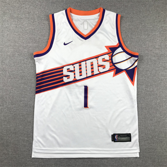 Phoenix Suns KIds Jersey White Association Edition  23/24  NO.1 BOOKER
