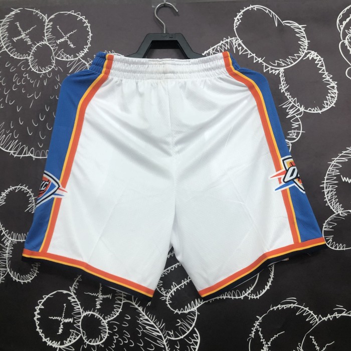 Oklahoma City Thunder   Basketball  Shorts  White  2024