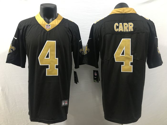 New Orleans Saints Jersey Black NO.4 CARR