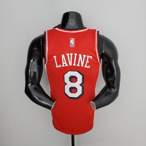 Zach LaVine Chicago Bulls 75th Anniversary 2022 Swingman Jersey Red