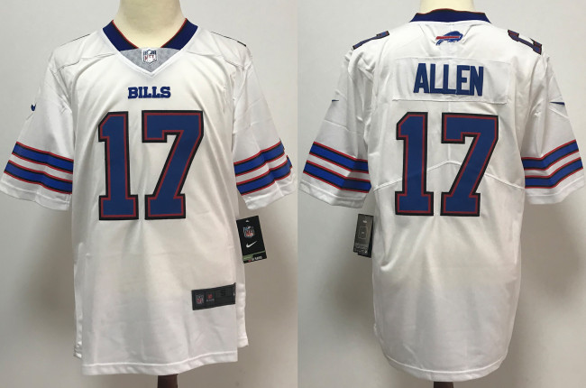 Buffalo Bills Jersey Limited White NO.17 ALLEN