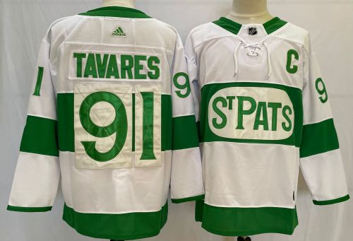 Toronto Maple Leafs  Alternate Player Jersey  Green 18/19 NO.91 TAVARES