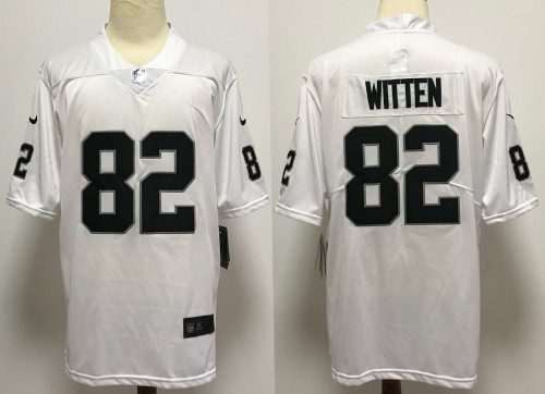 Las Vegas Raiders Jerseys White NO.82 WITTEN