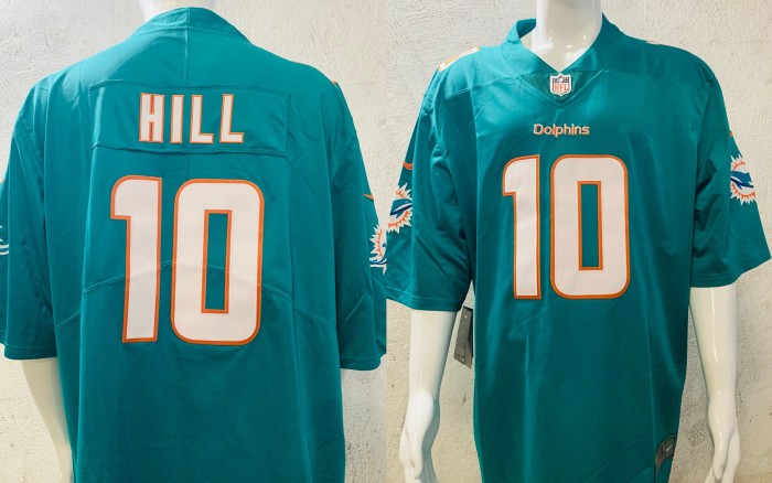 Miami Dolphins Jersey Green NO.10 HILL