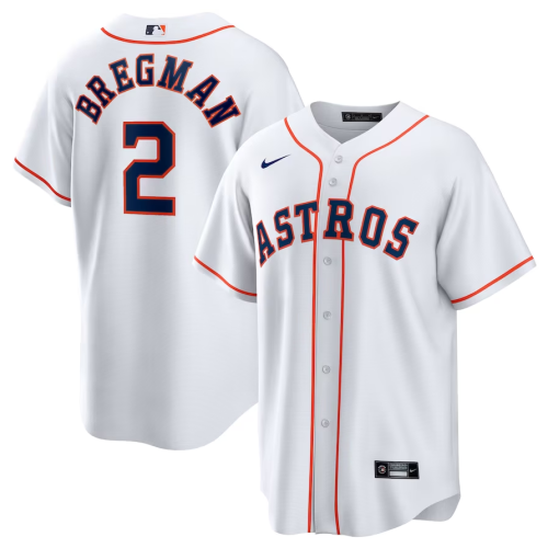 Houston Astros Limited Jersey White Fan Version NO.2 BREGMAN