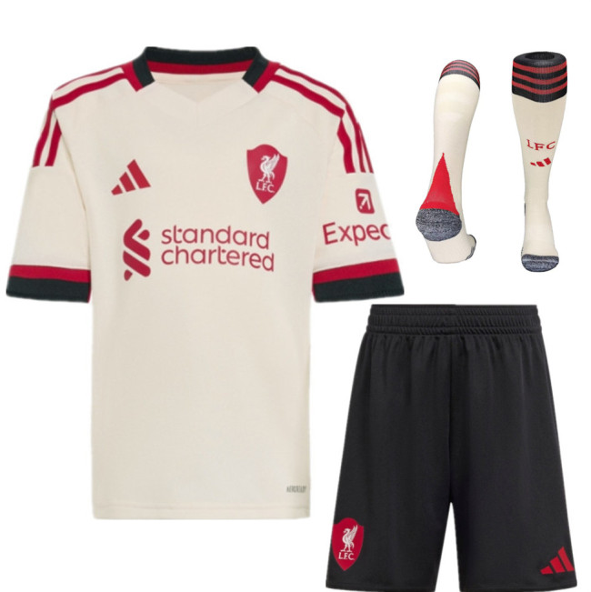 Liverpool Away Kids Suit & Socks 25/26