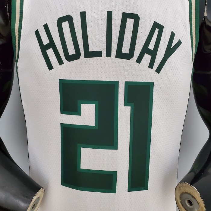 Jrue Holiday Milwaukee Bucks 2021/22 Swingman Jersey White