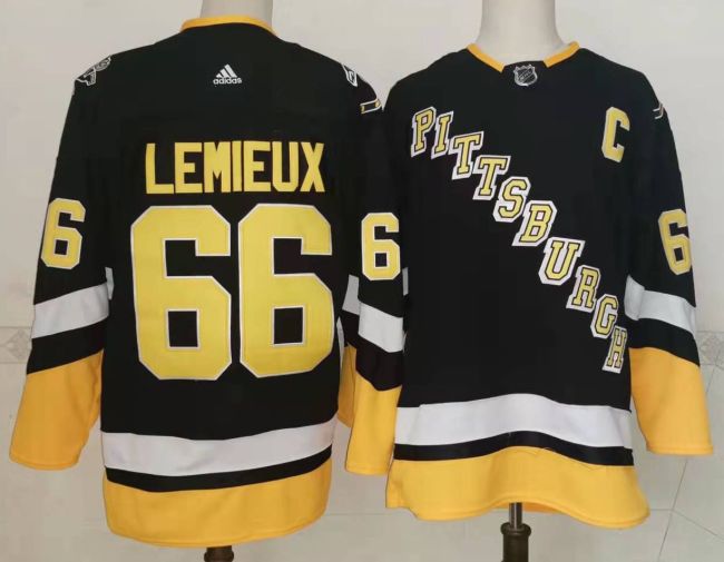 Pittsburgh Penguins 21/22  Alternate Player Jersey Black NO.66 LEMIEUX