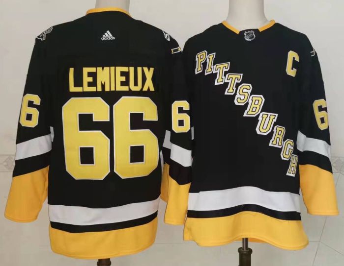Pittsburgh Penguins 21/22  Alternate Player Jersey Black NO.66 LEMIEUX