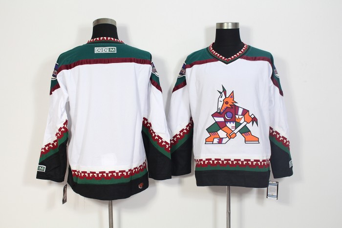 Arizona Coyotes 18/19 Home Breakaway Jersey White NO Number