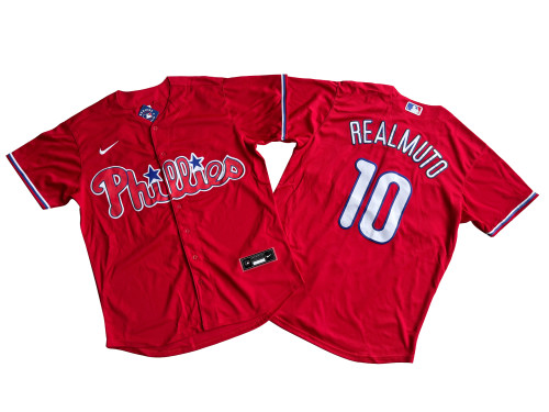 Philadelphia Phillies Limited Jersey Red Fan Version NO.10 REALMUTO