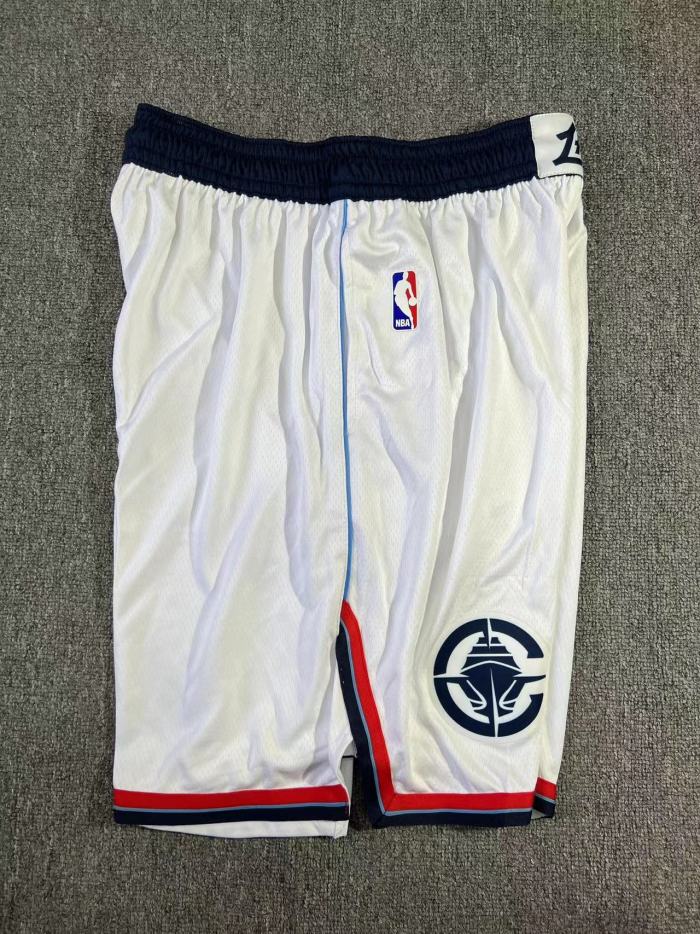 LA Clippers Shorts Statement Edition White 24/25