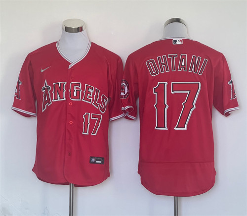 Los Angeles Angels Jersey Elite Edition Red NO.17 OHTANI