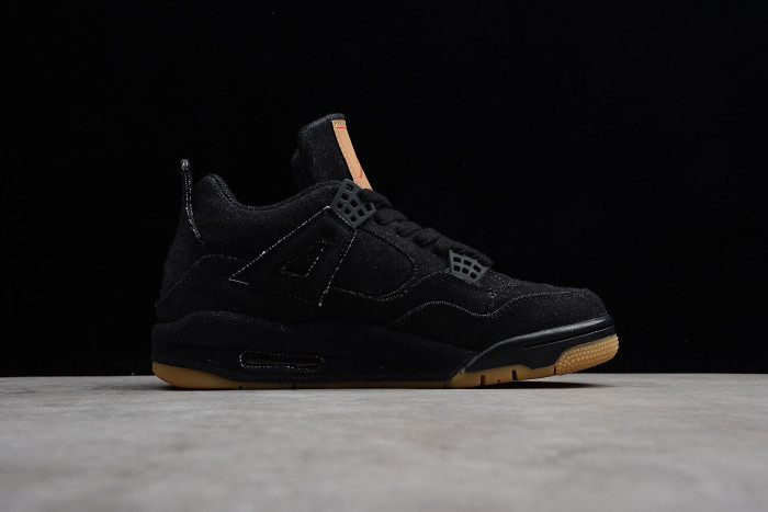 Levi's x Air Jordan 4 “Black” AO2571-001