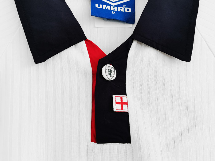 England Retro Home Long Sleeve Jersey 1998