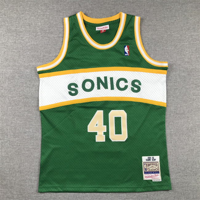 Seattle SuperSonics Kids Jersey Green Classics Edition 94/95 NO.40 KE MP