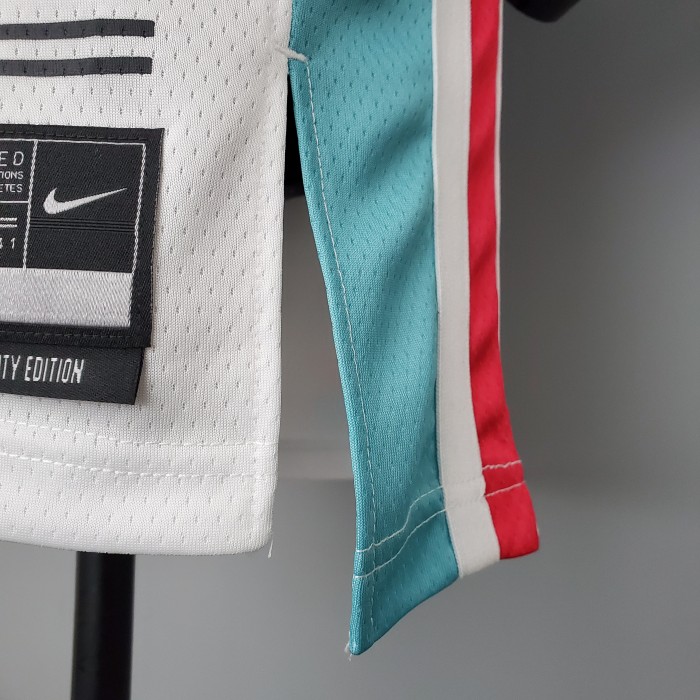 Tim Duncan San Antonio Spurs 2022 City Edition Swingman Jersey White