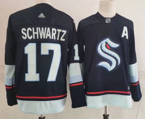Seattle Kraken Away Player Jersey Navy NO.17 SCHWARTZ