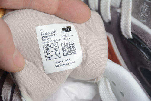 New Balance M998GGO 998 (Gray Orange)