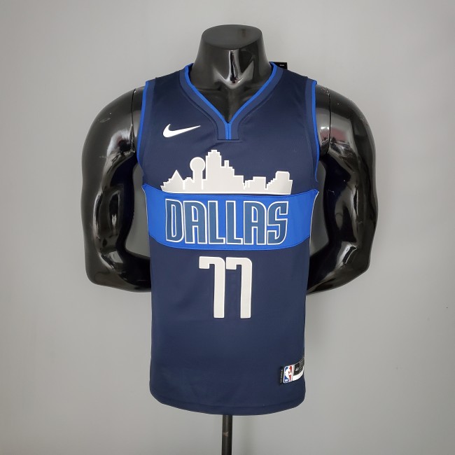Luka Doncic Dallas Mavericks Iceberg Edition Swingman Jersey Blue