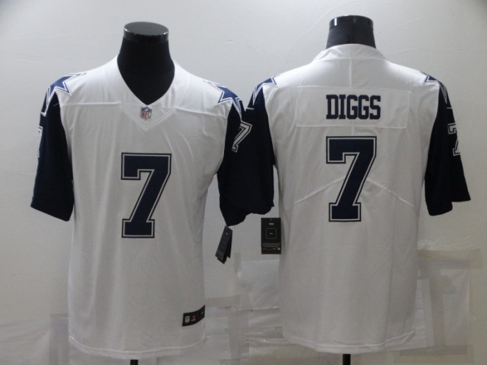Dallas Cowboys Jersey White NO.7 DIGGS