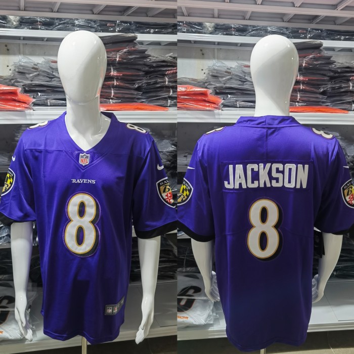 Baltimore Ravens Jersey Purple NO.8 JACKSON