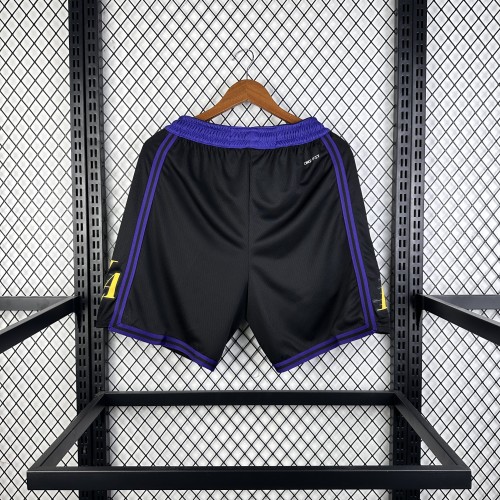 Los Angeles Lakers Team Basketball Shorts Black City Edition 19/20