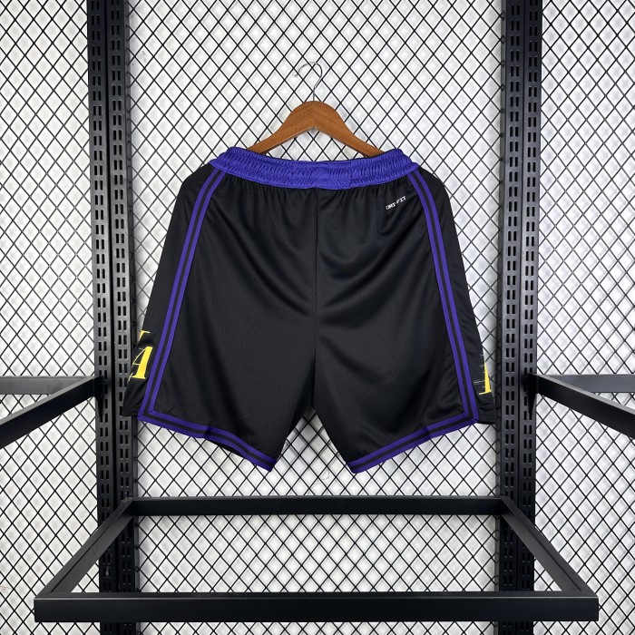 Los Angeles Lakers Team Basketball Shorts Black City Edition 19/20