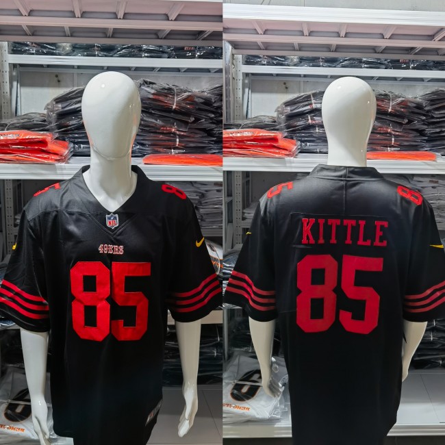 San Francisco 49ers Jersey Limited Editio Black NO.85 KITTLE