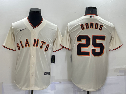 San Francisco Giants Jersey White NO.25 BONDS