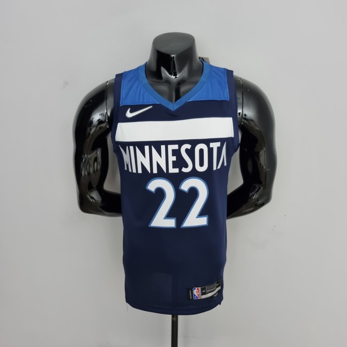 Andrew Wiggins Minnesota Timberwolves 75th Anniversary 2022 Swingman Jersey Blue