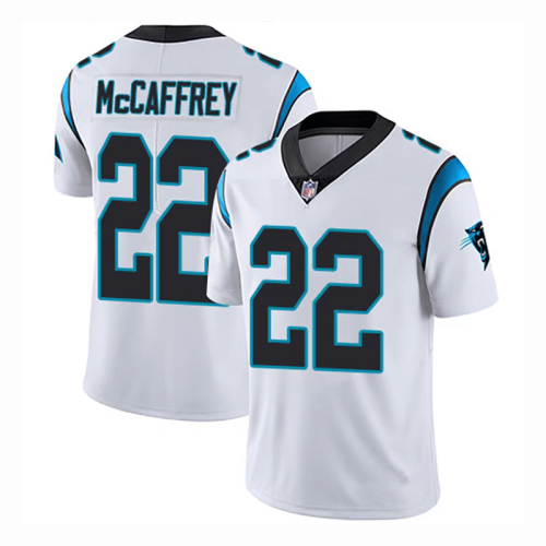 Carolina Panthers Jersey White NO.22 McCAFFREY