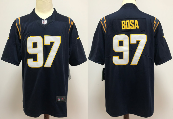 Los Angeles Chargers Alternate Jersey Black NO.97 BOSA