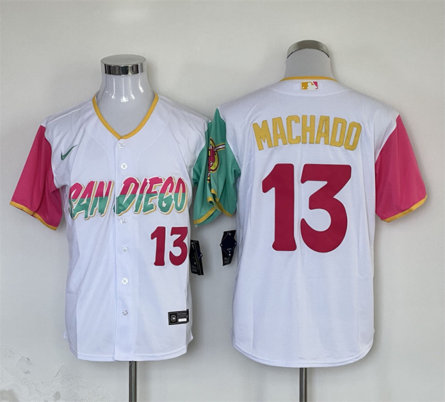 San Diego Padres Jersey Color City Version NO.13 MACHADO