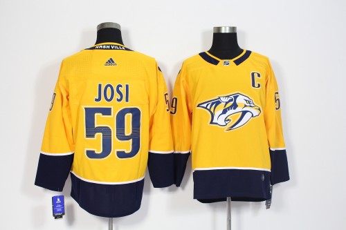 Nashville Predators Home Jersey Yellow NO.59 JOSI