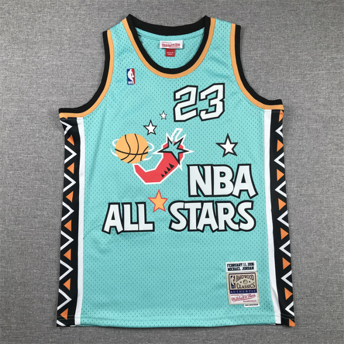 All-Star Kids Jersey Green player version 1996 NO.23 JORDAN