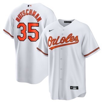 Baltimore Orioles Jersey White City Version NO.35 RUTSCHMAN