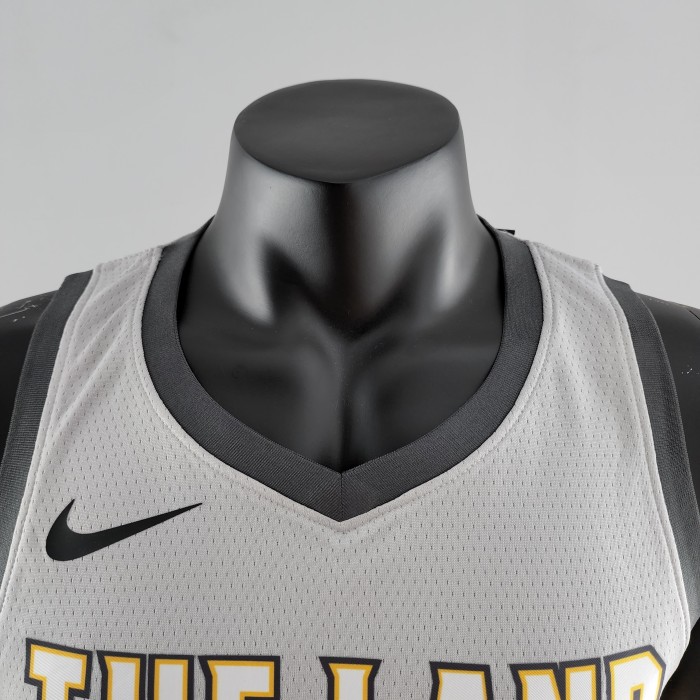 Kyrie Irving Cleveland Cavaliers Grey Swingman Jersey 2018