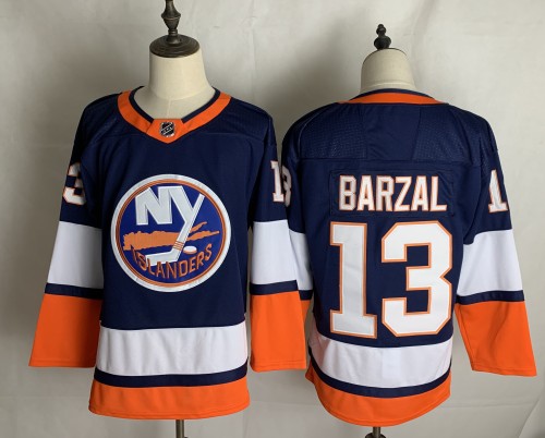 New York Islanders Home Breakaway Player Jersey Black NO.13 BARZAL