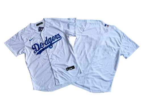 Los Angeles Dodgers Jersey White Fan Version NO Number