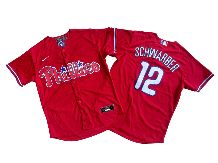Philadelphia Phillies Limited Jersey Red Fan Version NO.12 SCHWARBER