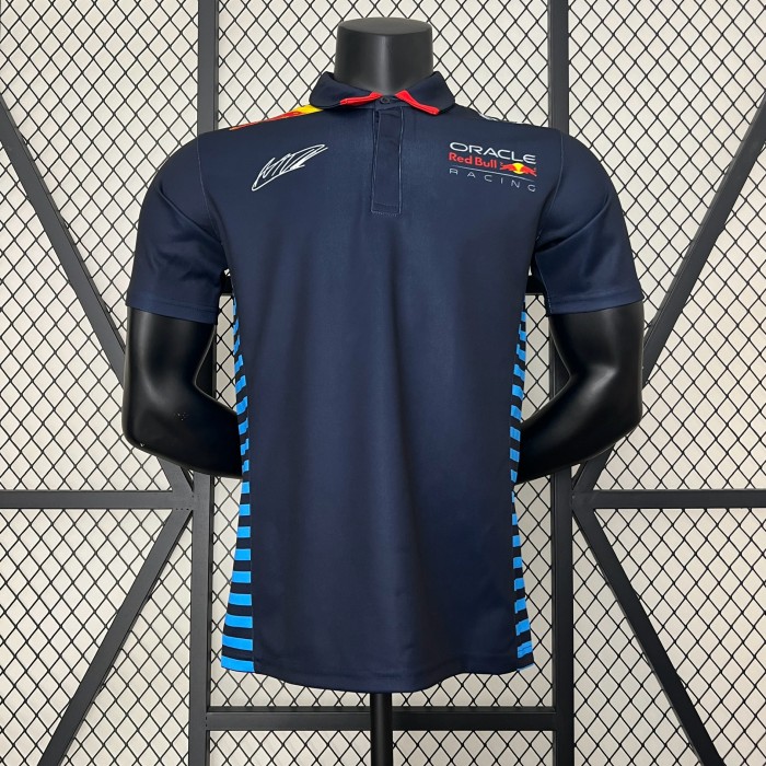 2024 Red Bull Racing Polo shirt Black NO.1 VERSTAPPEN