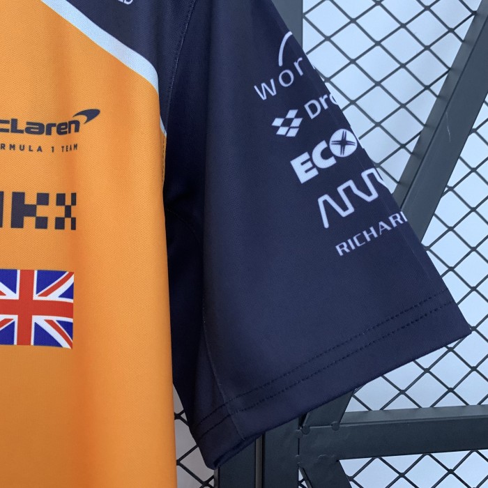 2025 McLaren T-Shirt Orange NO.4 NORRIS
