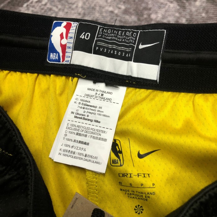 Golden State  Black Basketball Shorts City Edition 23seasom
