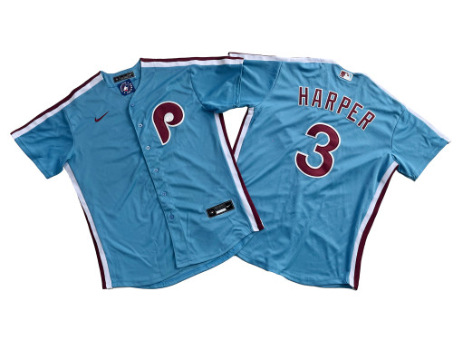 Philadelphia Phillies Limited Jersey Blue Fan Version NO.3 HARPER