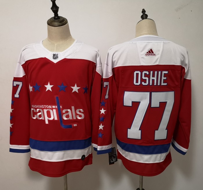 Washington Capitals Alternate Jersey Red NO.77 OSHIE